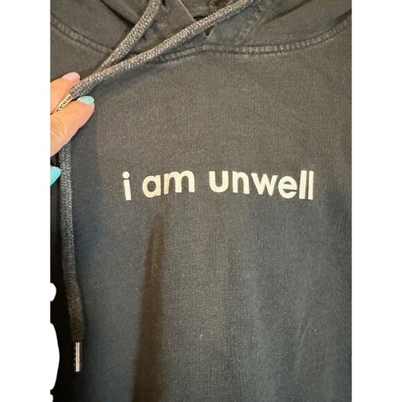 Barstool Chicks Black Call Her Daddy Hooded Cropped Sweatshirt Women Sz S - Picture 3 of 8